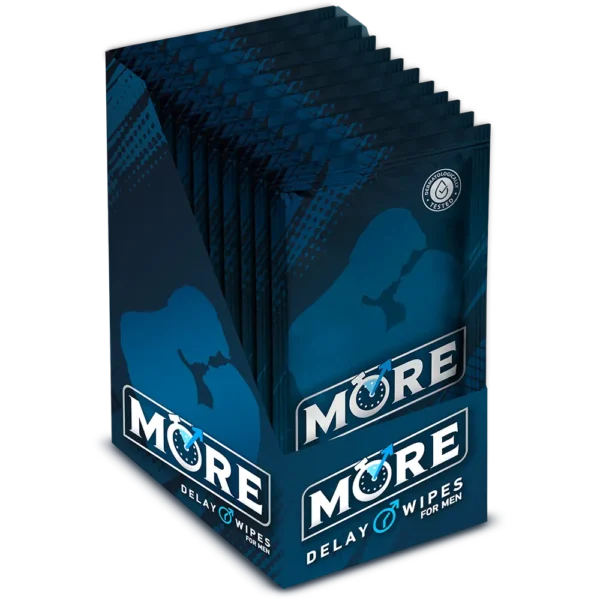 More Delay Wipes box